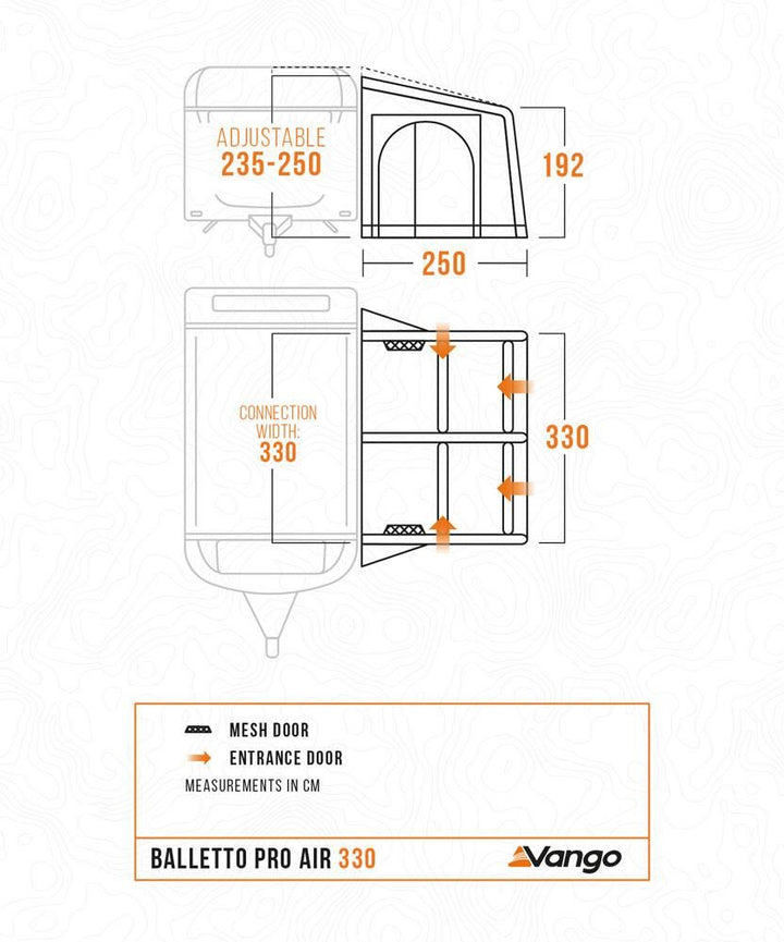 Vango Balletto Pro Air 330