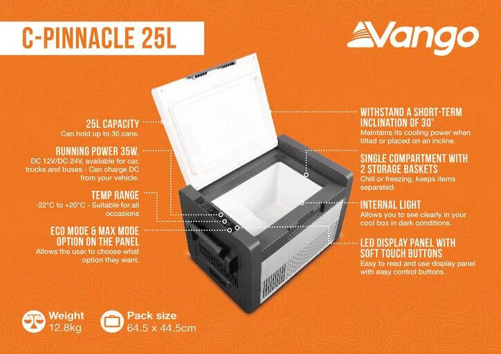 Vango CPinnacle 25L Cool Box