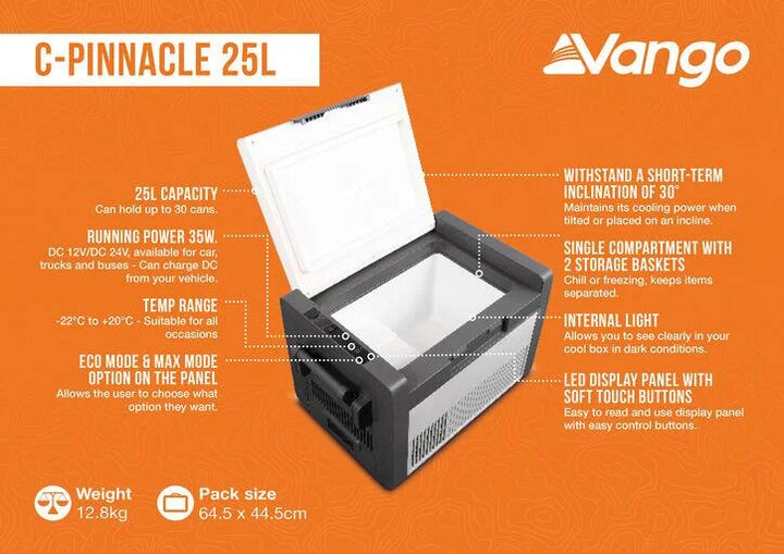 Vango CPinnacle 25L Cool Box