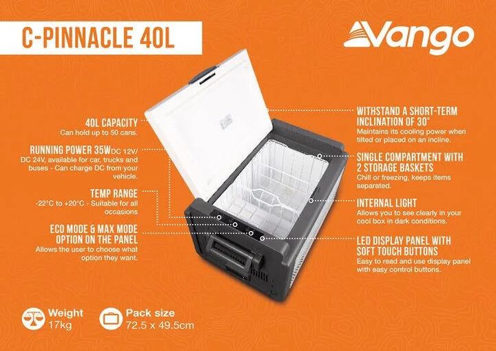 Vango CPinnacle 40L Cool Box