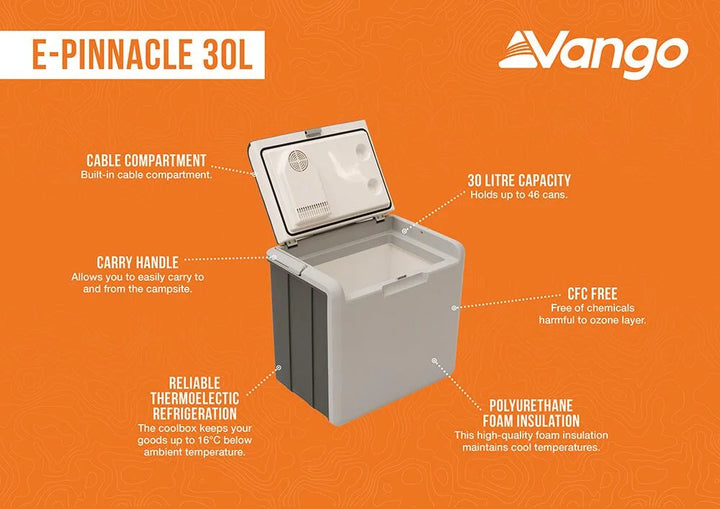 Vango EPinnacle 30L Cool Box
