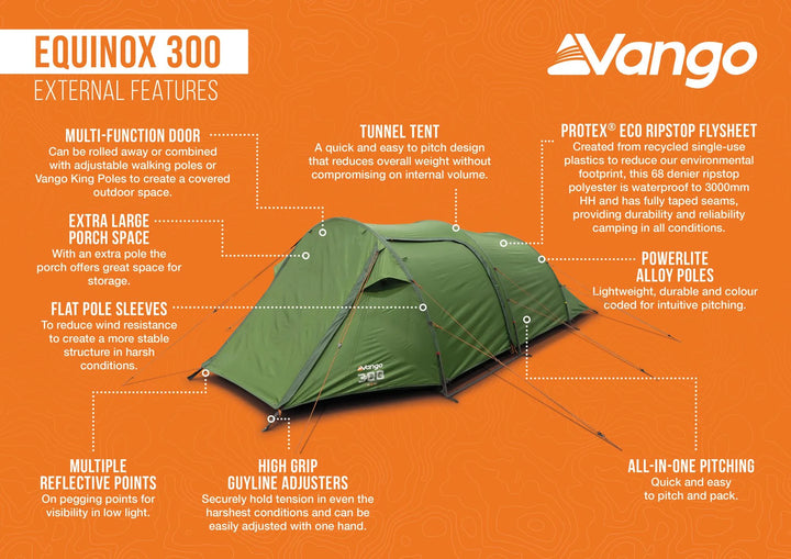 Vango Equinox 300 Forest Green