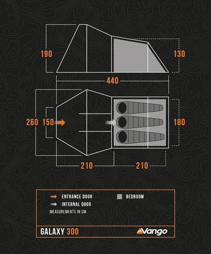 Vango Galaxy 300 Forest Green