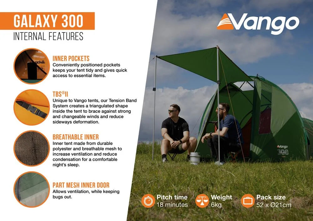 Vango Galaxy 300 Forest Green