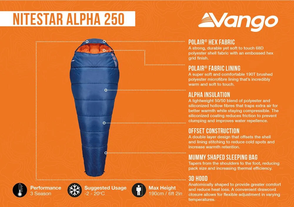 Vango Nitestar Alpha 250 Neptune