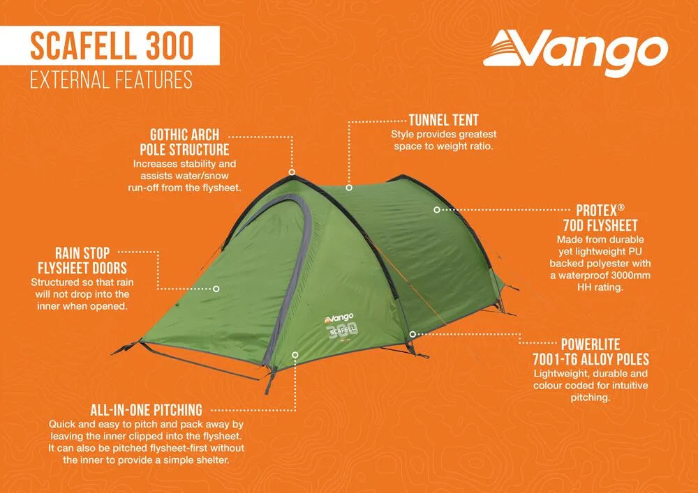 Vango Scafell 300 Pamir Green