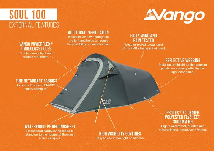 Vango Soul 100 Deep Blue