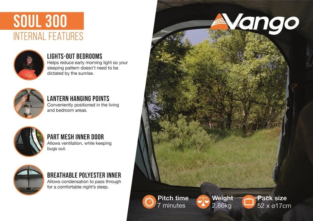 Vango Soul 300 Deep Blue