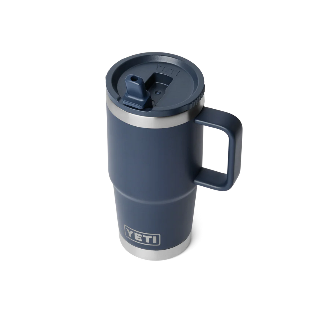YETI Rambler 20oz Travel Straw Mug Navy