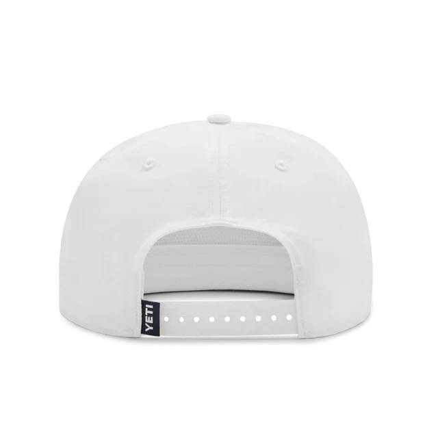 YETI Wildly Stronger 20 Flat Brim Rope Hat White