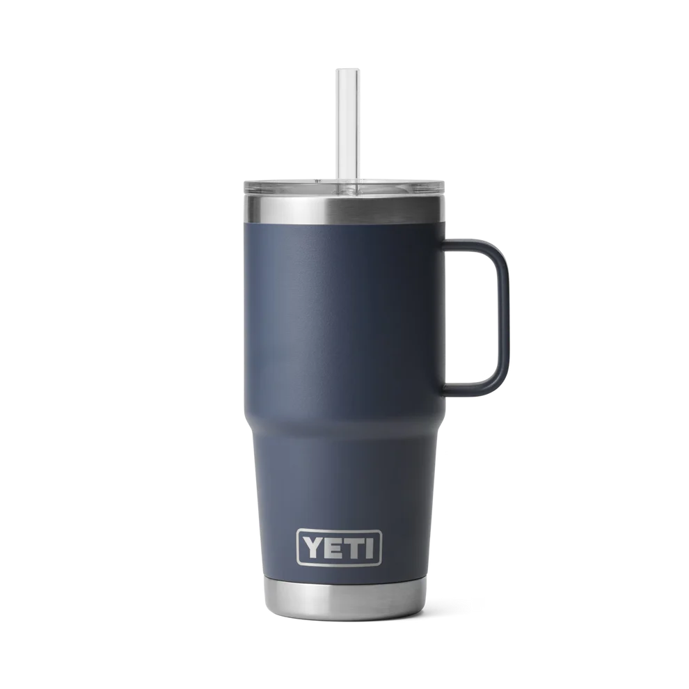 Yeti Rambler 25oz Straw Mug Navy