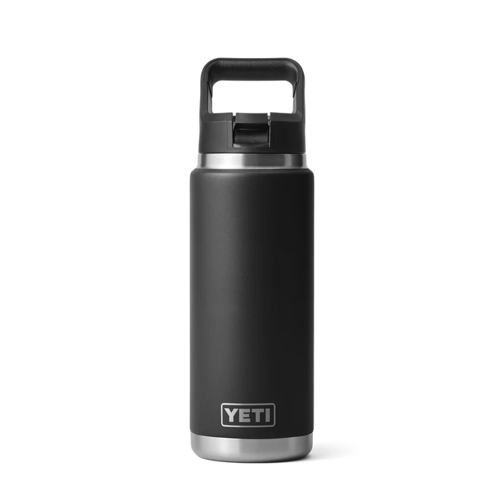 Yeti Rambler 26oz Straw Bottle Black