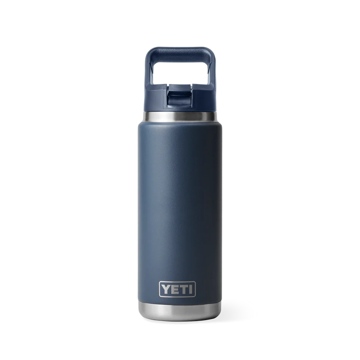 Yeti Rambler 26oz Straw Bottle Navy