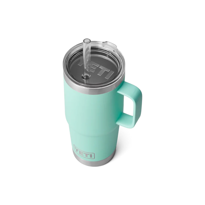 Yeti Rambler 25oz Straw Mug Seafoam