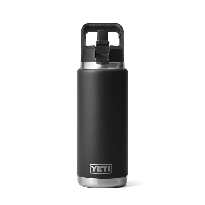 Yeti Rambler 26oz Straw Bottle Black