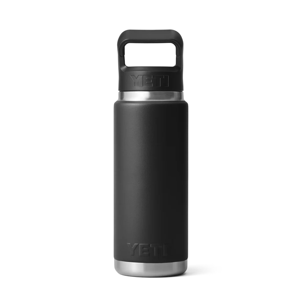 Yeti Rambler 26oz Straw Bottle Black