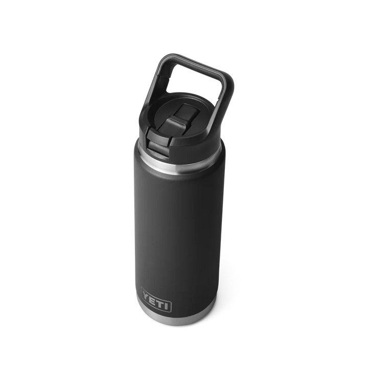 Yeti Rambler 26oz Straw Bottle Black