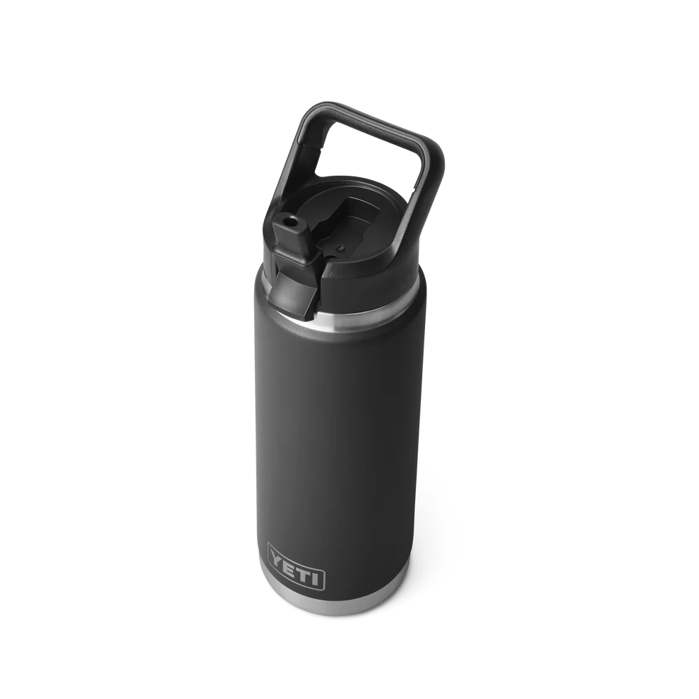 Yeti Rambler 26oz Straw Bottle Black