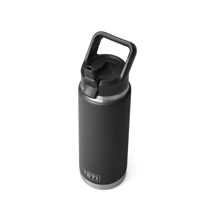 Yeti Rambler 26oz Straw Bottle Black