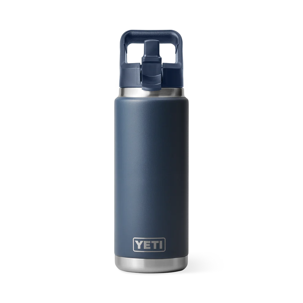 Yeti Rambler 26oz Straw Bottle Navy