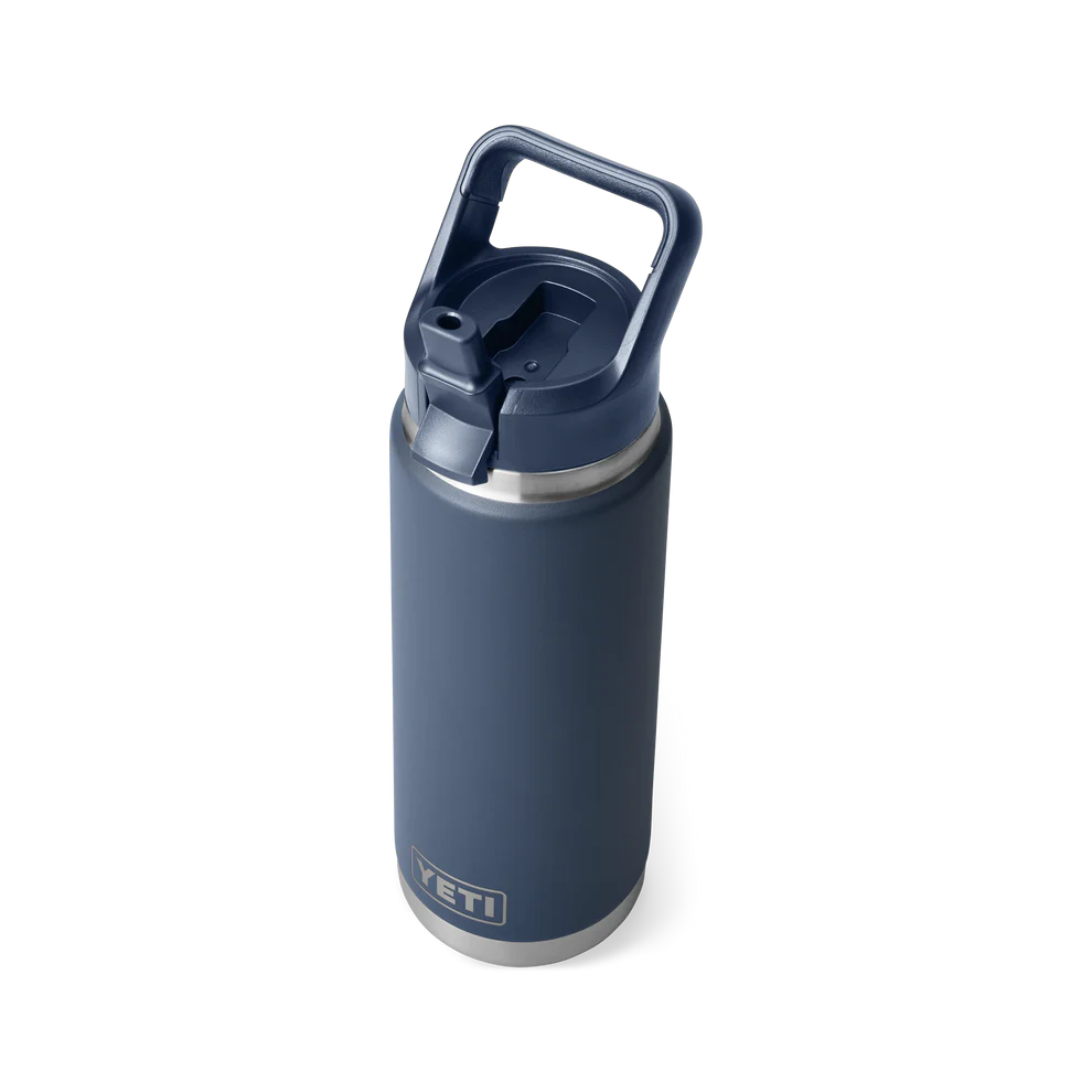 Yeti Rambler 26oz Straw Bottle Navy