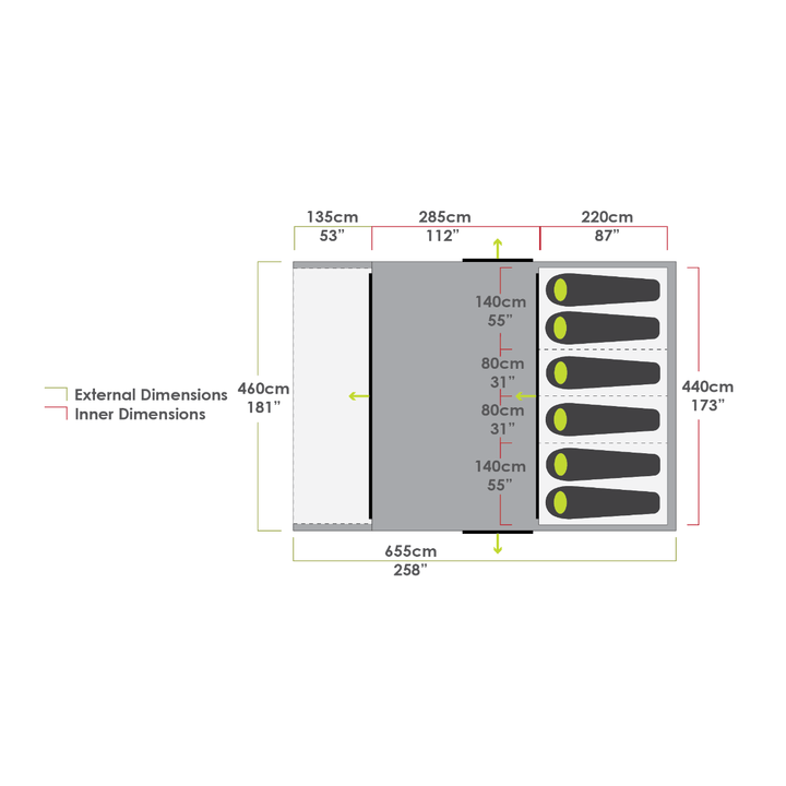 Zempire Evo TXL V2 Air Tent