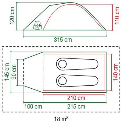 Coleman Darwin 2+ Tent 2023