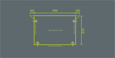 Dometic Club AIR Pro 390 S 2023 Free Comfort Pack
