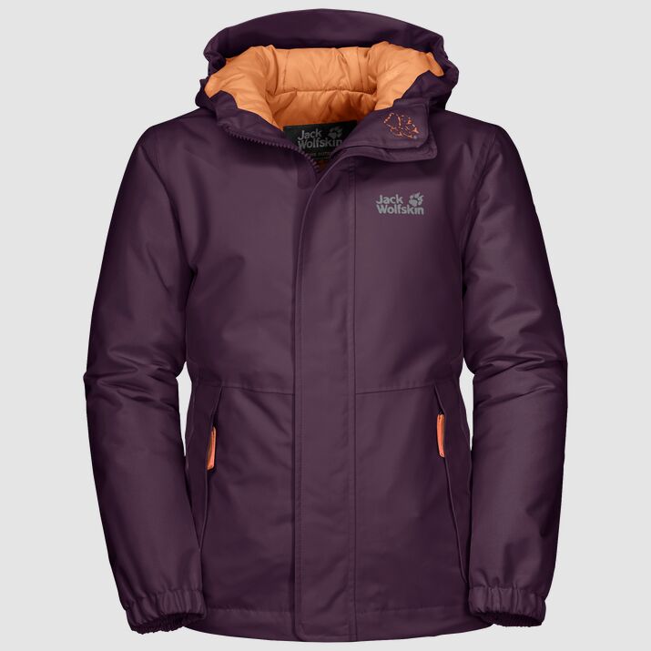 Jack Wolfskin Kajak Falls Girls Jacket Aubergine