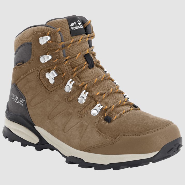 Jack Wolfskin Refugio Texapore Mid Boot Women's Brown Apricot