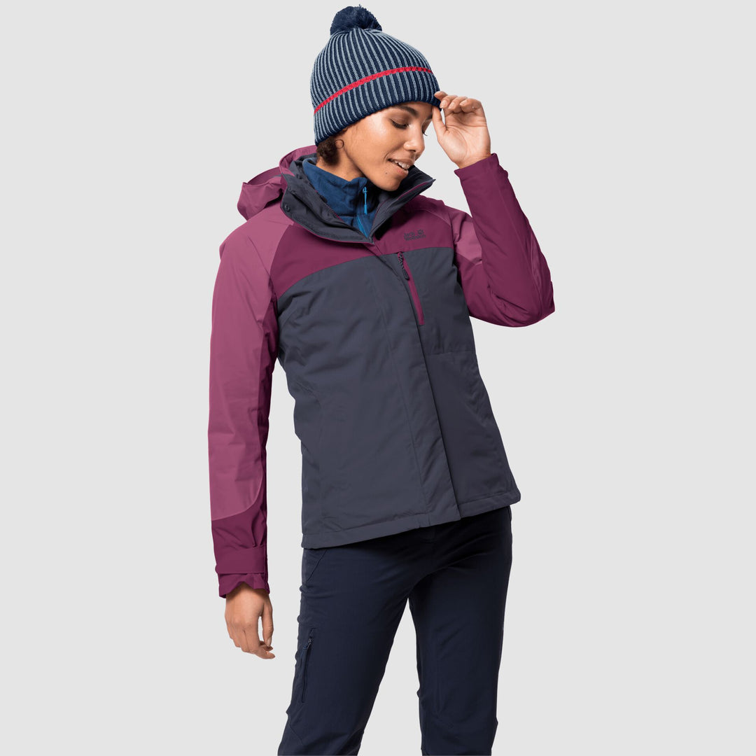 Jack Wolfskin Whitney Peak 3 In 1 Womens Graphite