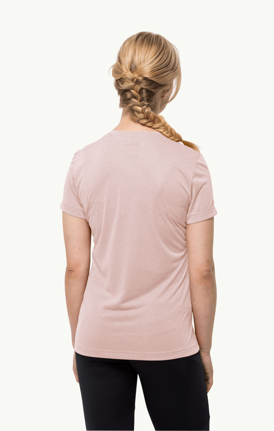 Jack Wolfskin Crosstrail Tee Womens Rose Smoke