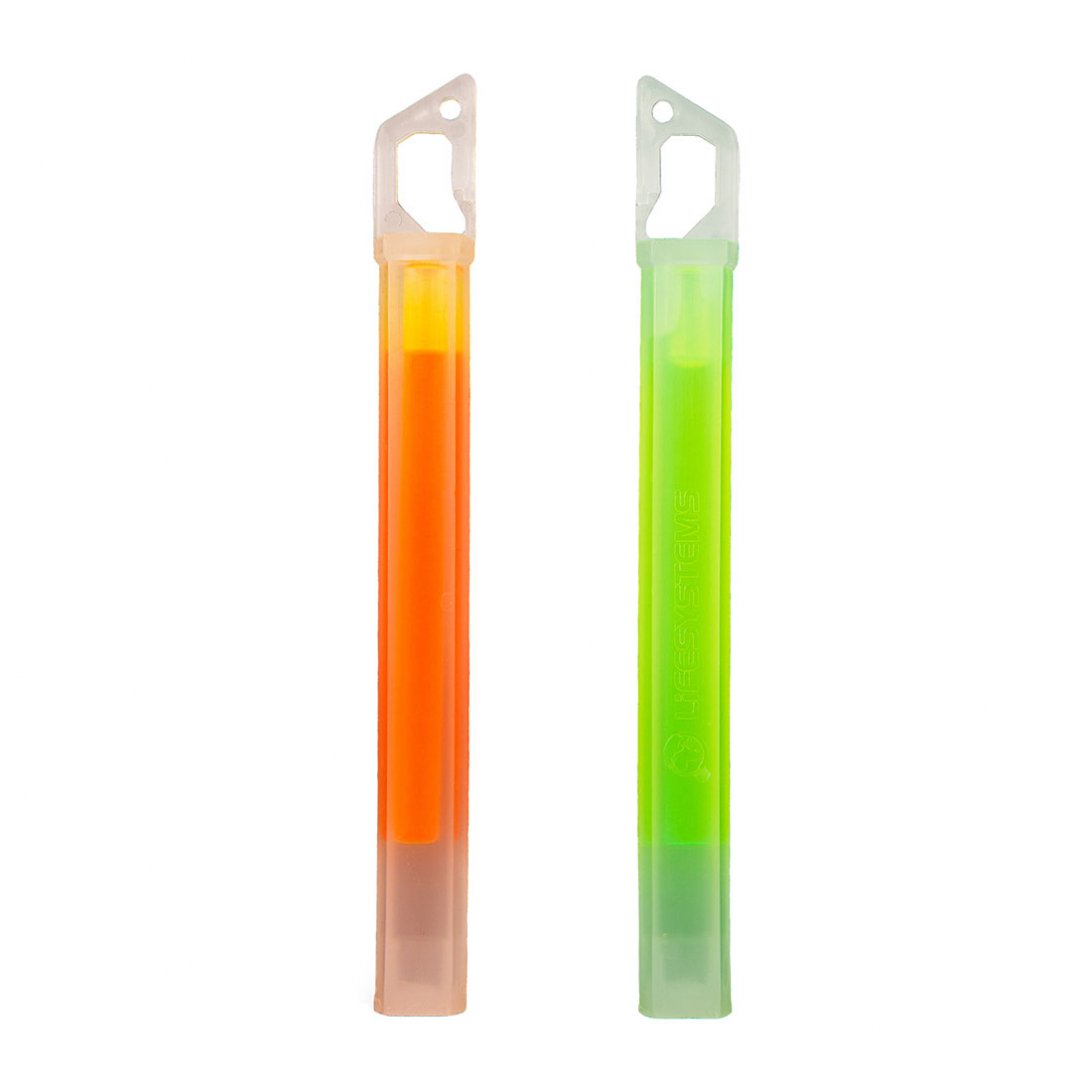 Lifesystems 15 Hour Glow Sticks Green & Orange 2 Pack