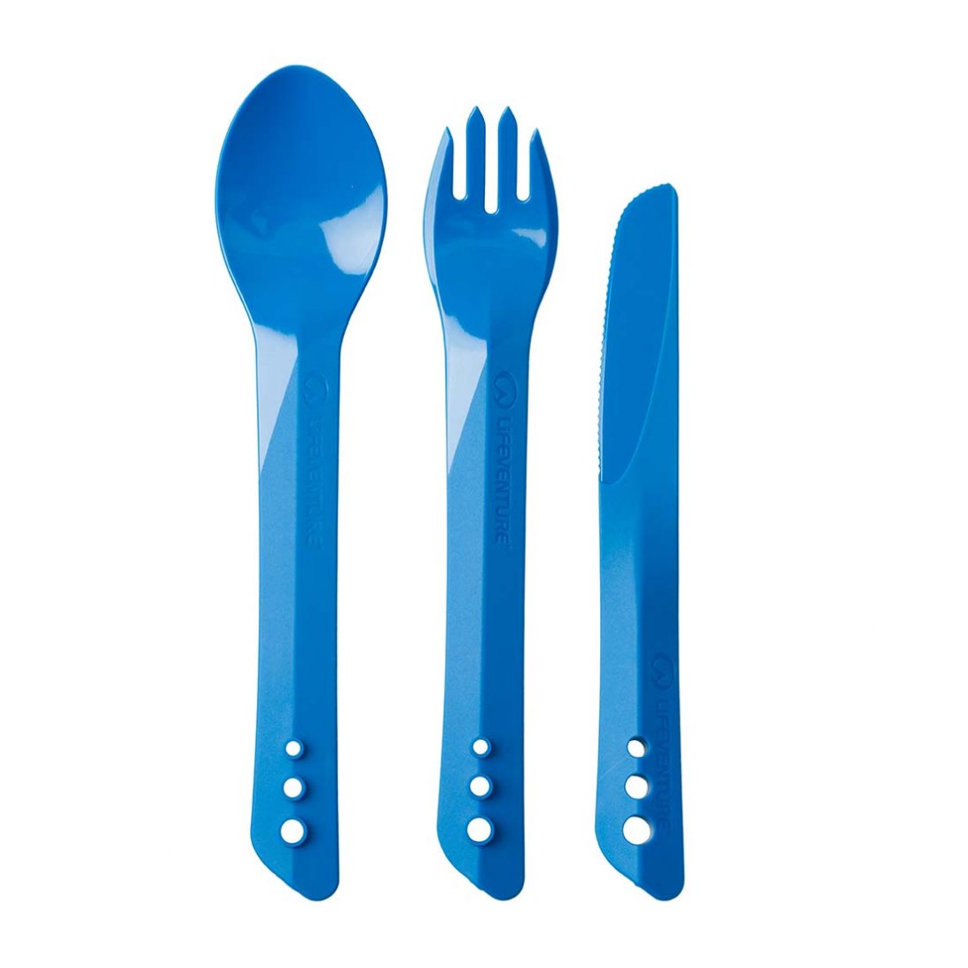 Lifeventure Ellipse Cutlery Set Navy Blue