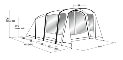 Outwell Elmdale 3PA 2023