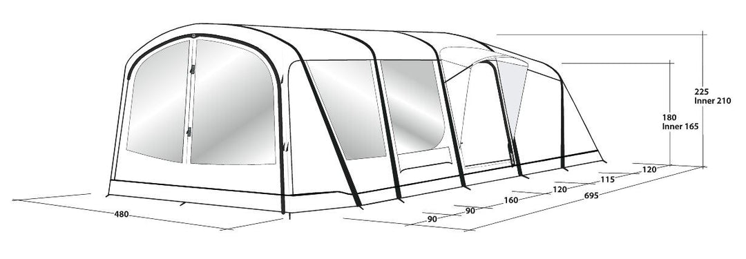 Outwell Sundale 7PA 2023