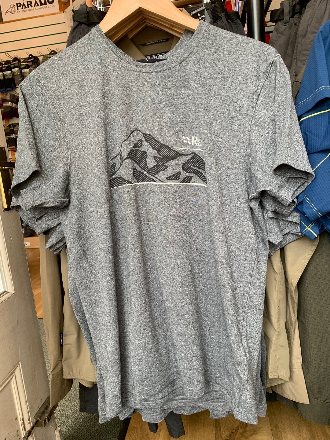 Rab Mantle Mountain Tee Beluga Marl