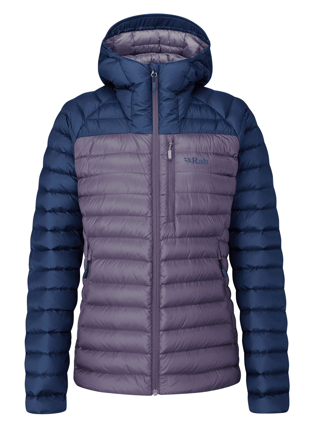 Rab Microlight Alpine Jacket Womens Patriot Blue/Purple Sage