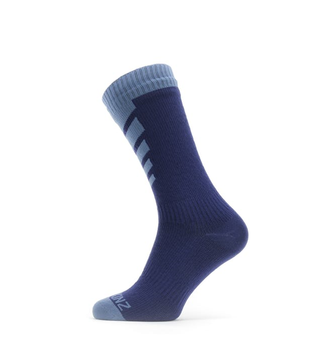 SealSkinz Waterproof Warm Weather Mid Length Sock Navy Blue