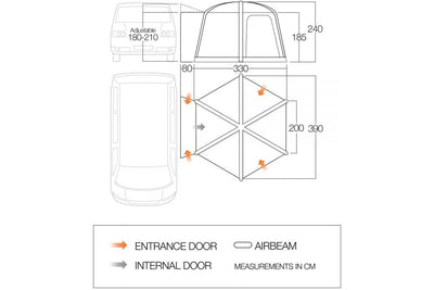 Vango Airhub Hexaway II Low 2023