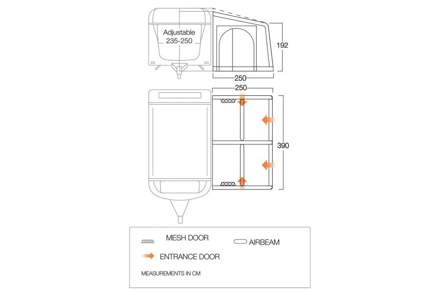 Vango Balletto Air 390 Elements ProShield 2023