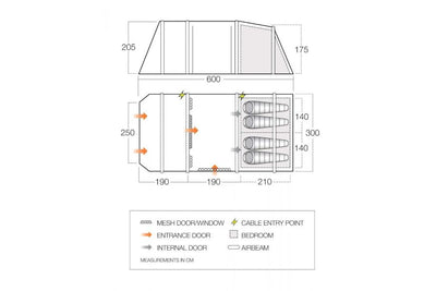 Vango Lismore Air 450 Package 2023