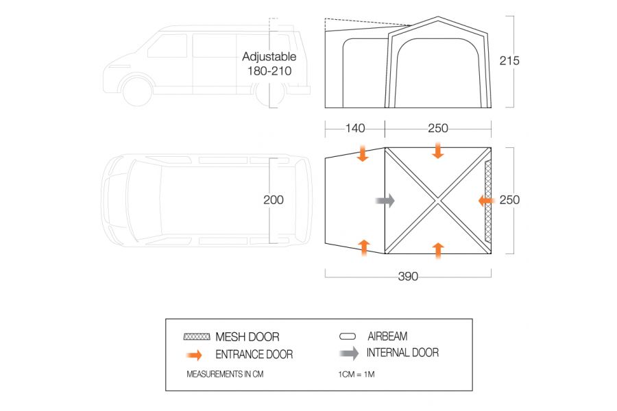 Vango Tailgate AirHub Low 2023