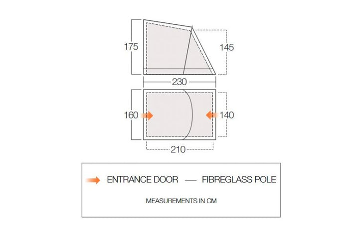 Vango Tall Annex Elements Shield Balletto