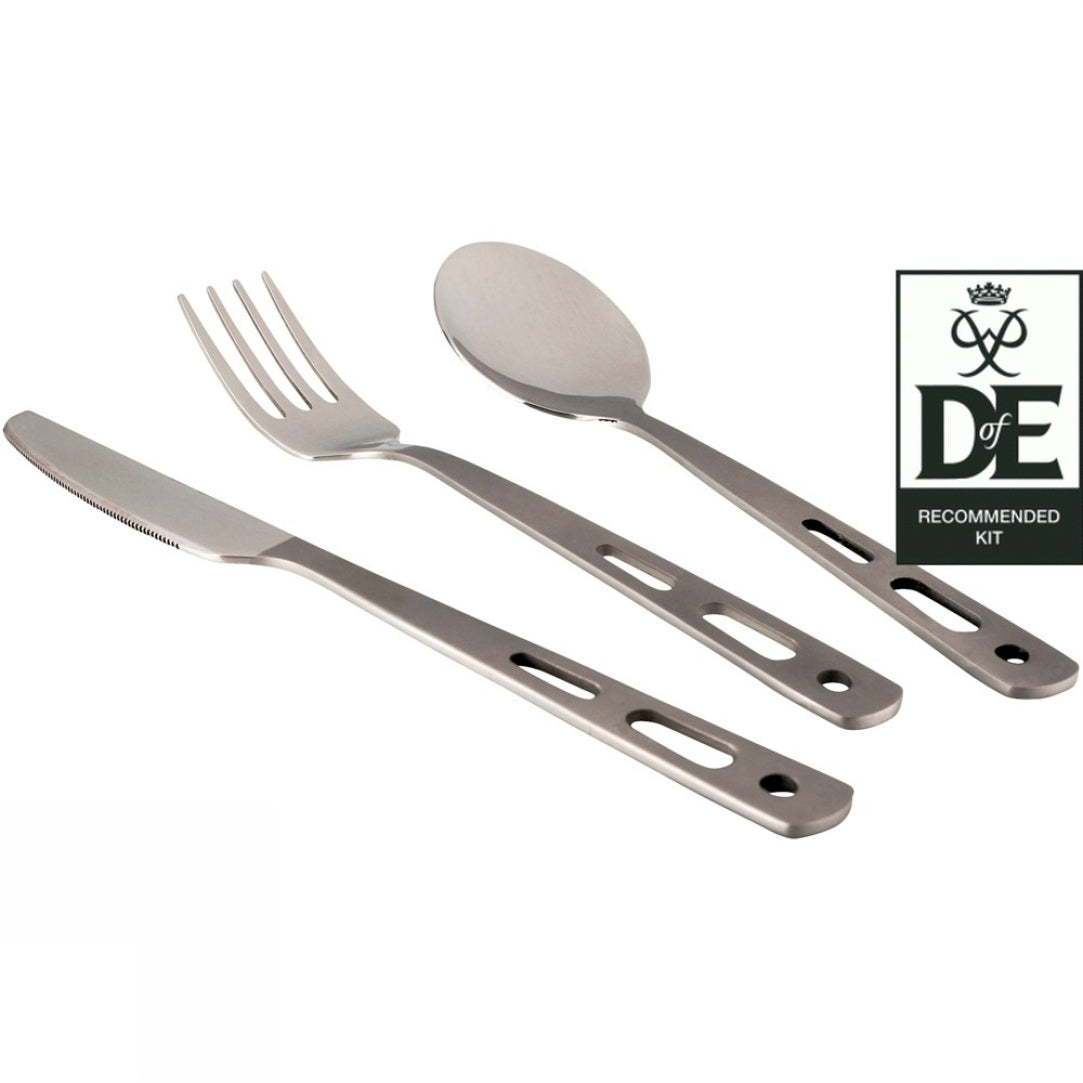 Lifeventure Basic Knife Fork Spoon Set