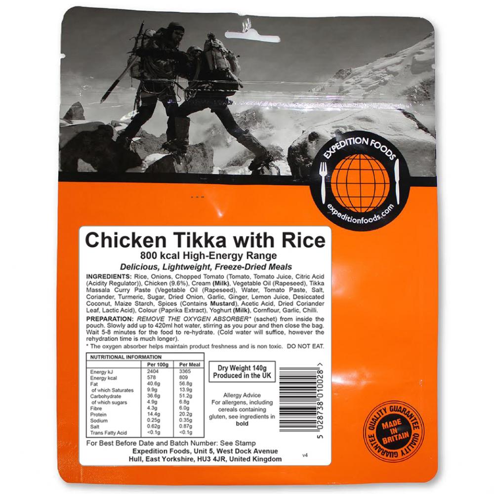 Expedition Foods Chicken Tikka with Rice (800kcal)
