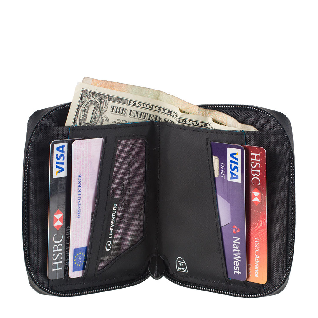 Lifeventure RFID Card Wallet (Grey)